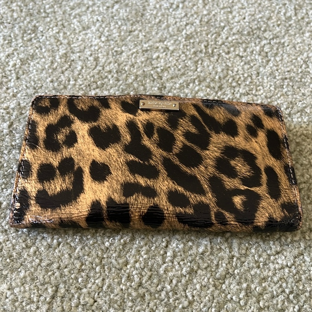 Kate Spade Leopard Print Wallet